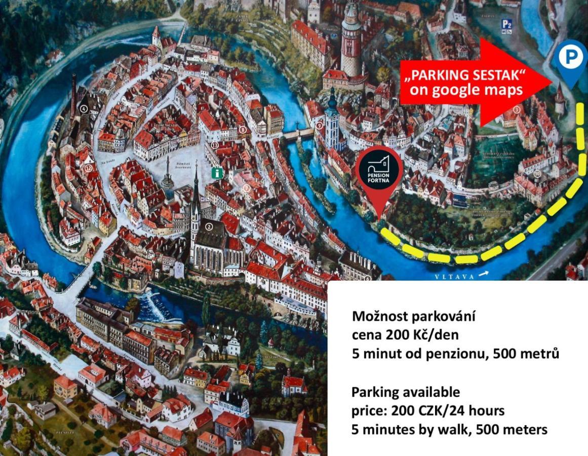 Pension Fortna Český Krumlov Exterior foto